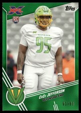 2020 Topps XFL #102 CeCe Jefferson Green #/99