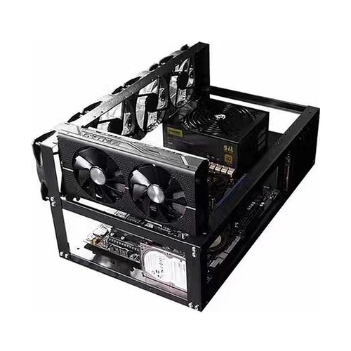 Open Air Miner Mining Frame Rig Case Up To 6-8 Gpu Secc Mining Frame GDB - Photo 3/9