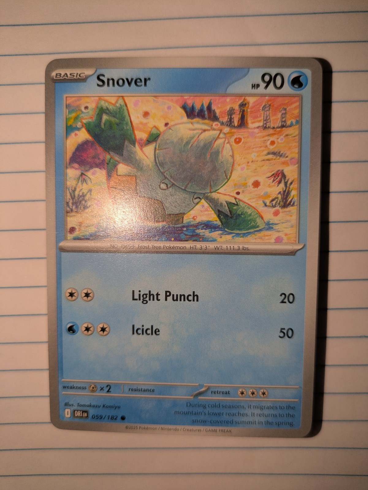 Snover Common SV10: Destined Rivals 059/182 NM