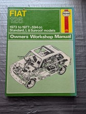Fiat 126 (1973-1977) Haynes Owners Workshop Manual