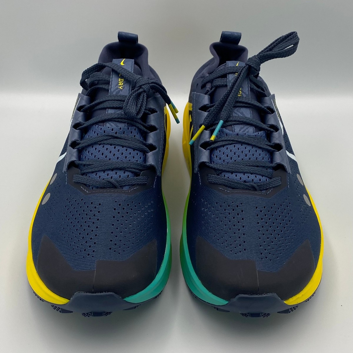 こいま Size 9.5 - Nike ZoomX Zegama 2 Thunder Blue Opti Yellow for sale