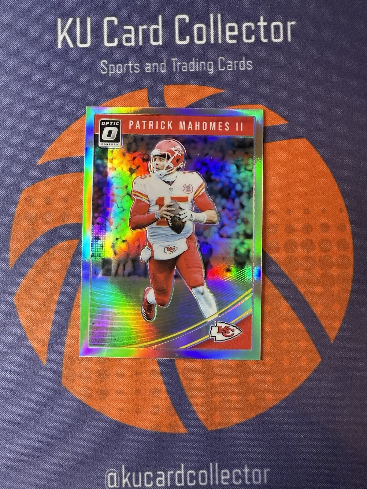 2018 Donruss Optic Holo Prizm Patrick Mahomes II #49