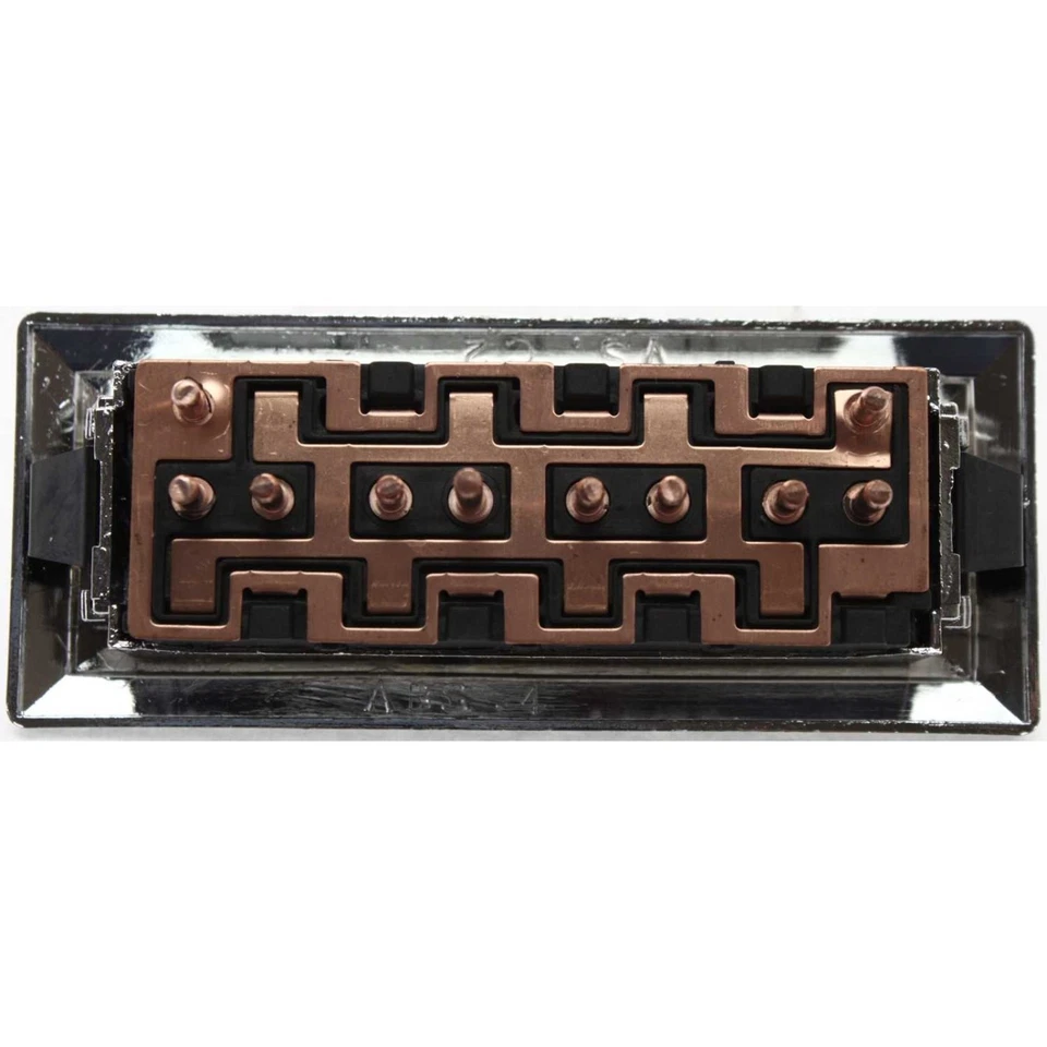 Interruptor de ventana para Buick Skylark 1980-1985 cromo 4 botones lado del conductor delantero Foto 4 de 4