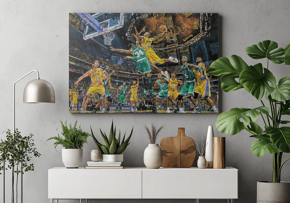 Póster o lienzo de Kobe Bryant pintando Dunk Foto 2 de 4