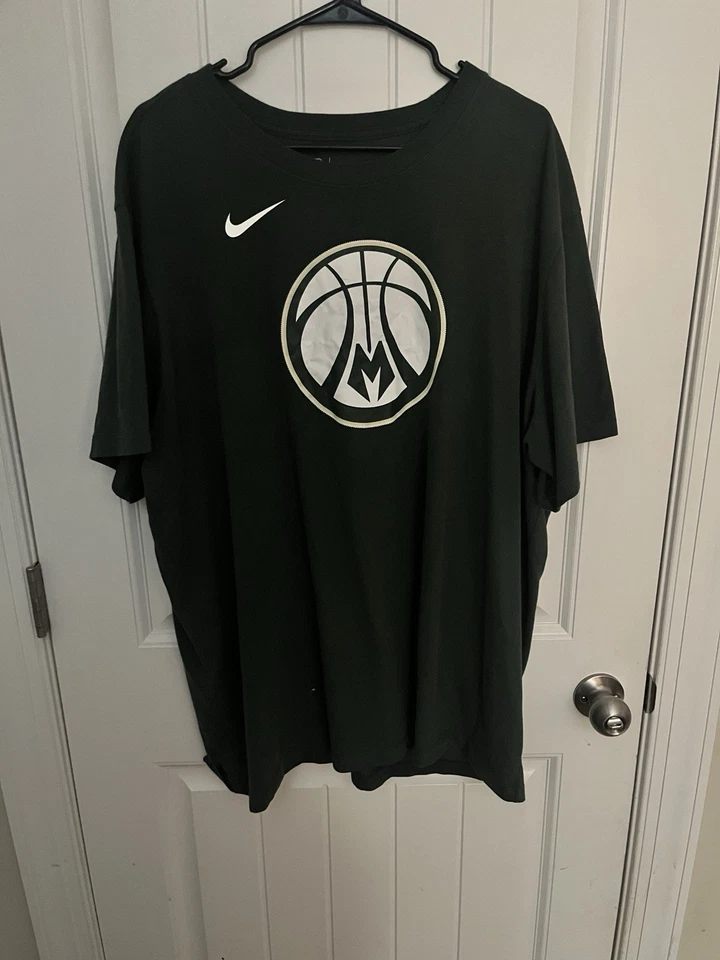 Milwaukee Bucks T-Shirt Nike Official Box T-Shirt, Nba T-Shirt Triple Xl Men’s - Image 3 of 3