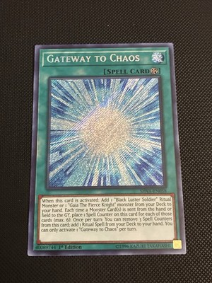 Gateway to Chaos SHVA-EN058 Secret Rare 1st Edition Shadows In Valhalla VLP/NM