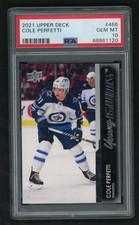 2021 Upper Deck Young Guns Cole Perfetti #466 PSA 10