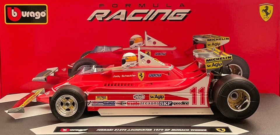 Ferrari F1 312T4 Short Tail Jody Scheckter 1979 1/18 Burago - Immagine 3 di 4