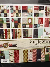 Christmas Simple Stories 12 x 12 Scrapbooking Kit
