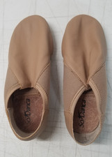 So Danca Jazz Dance Shoes Sz 3.5L JZ-43 Caramel Leather Pre Arch Split Sole 4016