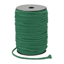 Makrameeschnur 5mm x 90m Naturbaumwolle 8-Strang dunkelgrün