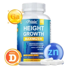 Height Growth Maximizer - Natural Height Increase Supplements - with Vitamin D