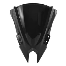 For Kawasaki Ninja 500 Motorcycle Heightening Raised Windshield WindScreen Black