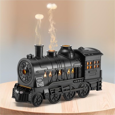 Train Diffuser 300ml, Aromatherapy Diffuser Cool Mist Ultrasonic Aroma Train ...