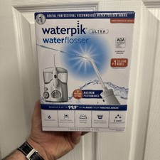 Waterpik Ultra Dental Easy Water Flosser 6 Tips WP-100W White New