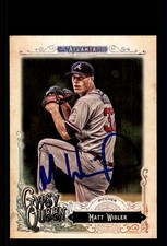 Signed Baseball Card Auto Matt Wisler 2017 Topps Gypsy Queen #255 Braves