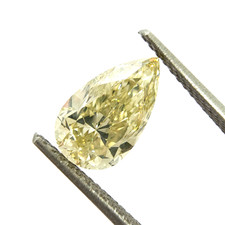1.50ct Fancy Brownish Greenish Yellow Pear Diamond GIA VS2 Natural Loose Stone 1466.24 per carat