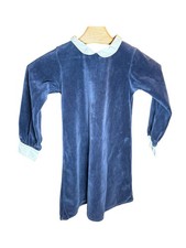 Ralph Lauren Velvet Dress Girls Sz: 5 Button Down Back Classic Preppy Christmas