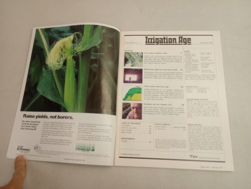 Irrigation Age July August 1986 Corn schedules own irrigation water Hay Forage - Picture 3 of 12