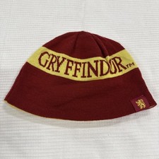 Universal Studios Gryffindor Harry Potter Red Gold Cap Reversible Beanie Hat