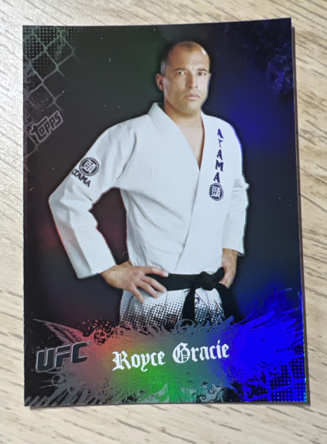 Topps UFC Main Event 2010 Foil Royce Gracie #1 Rare MMA Legend Holo
