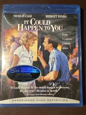 IT COULD HAPPEN TO YOU Nicolas Cage,Bridget Fonda, R. Perez (Blu-ray1994) NEW sR