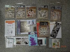LOT 1  TIM HOLTZ GINA K SCRAPBOOK ETC STAMPS DIES  YOU CHOOSE FLORAL