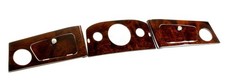 Classic Mini wood dashboard burr walnut 3 piece 3 clock centre dash - new