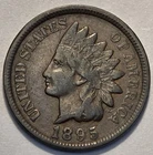 #1 Nicer Low Mintage "fine" 1895 Indian Head Cent