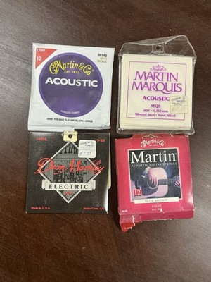Lot Of Martin Marquis  Guitar Strings
