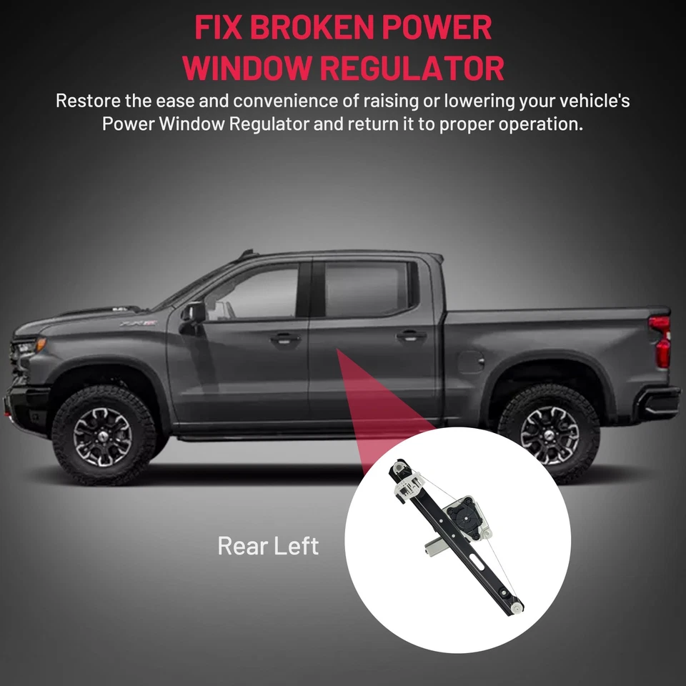 For BMW 325i 328i 2006-2012 Rear Left Power Window Regulator w/ Motor 748-468 - Изображение 4 из 4