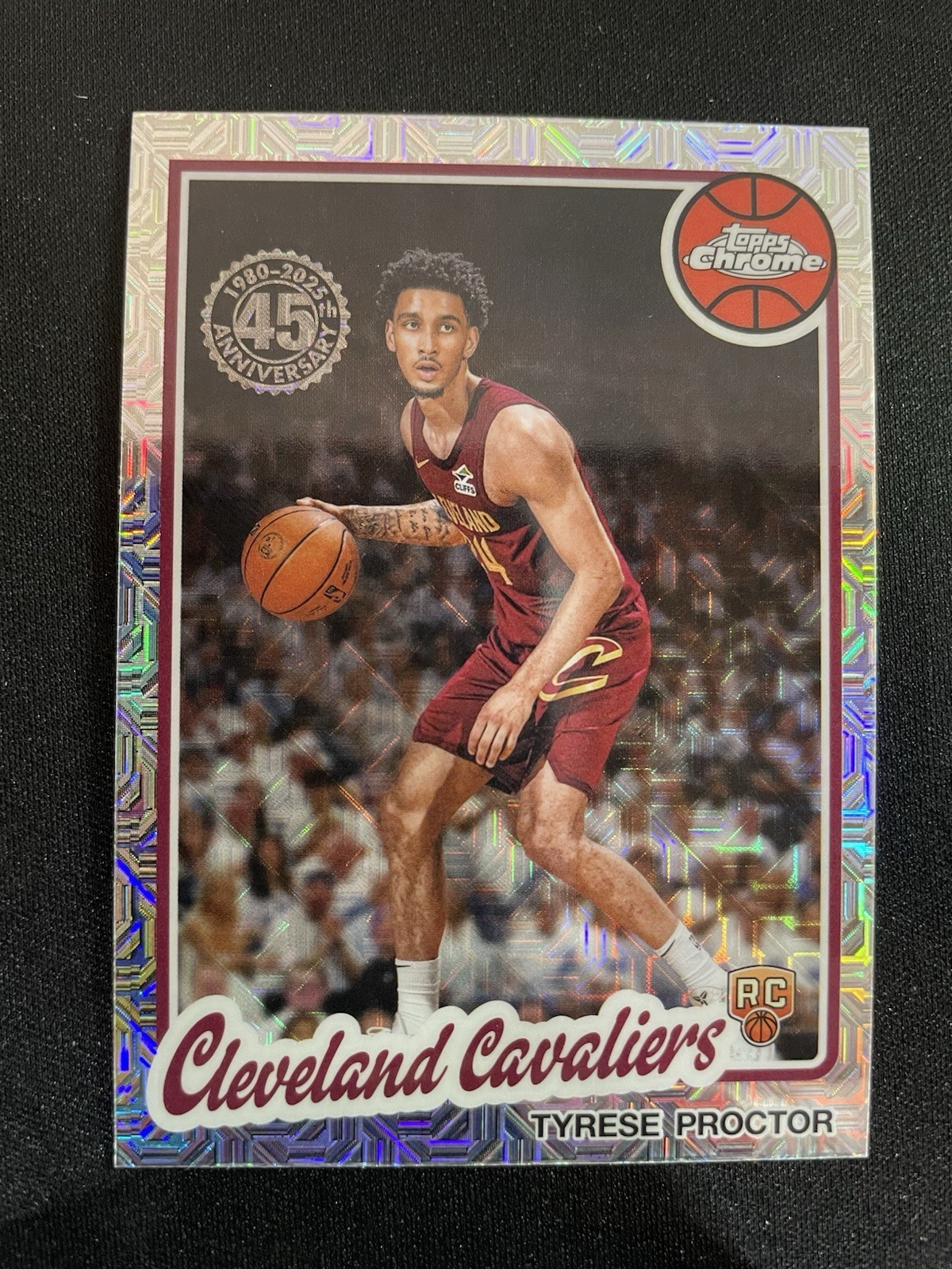 2025-26 Topps Tyrese Proctor 1980-81 Chrome RC Mojo Refractor #TC-TP Cavaliers
