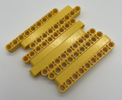 LEGO 10x 40490 1x9 Technic Thick Lift Arm Yellow Yellow 4187136 , 6115616