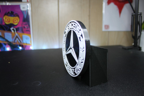 Mercedes 3D printed Logo Sign Wall Desk Shelf Art - Afbeelding 3 van 3
