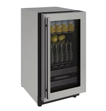 U-Line 2000 Series U2218BEVS15A 18 Inch Built-In Beverage Center #6883 Stainless