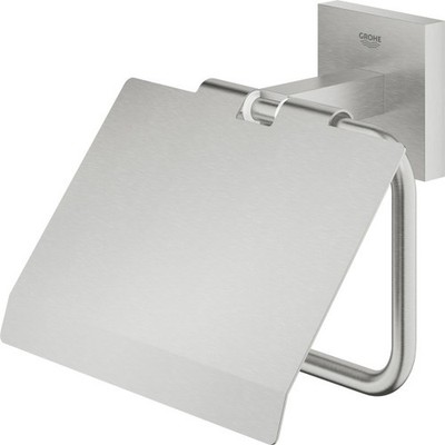 Grohe Start Cube WC-Papierhalter supersteel klebbar  Toilettenpapierhalter