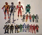 Lot of 20 Bandai Vintage Mighty Morphin Power Rangers Action Figures Toys