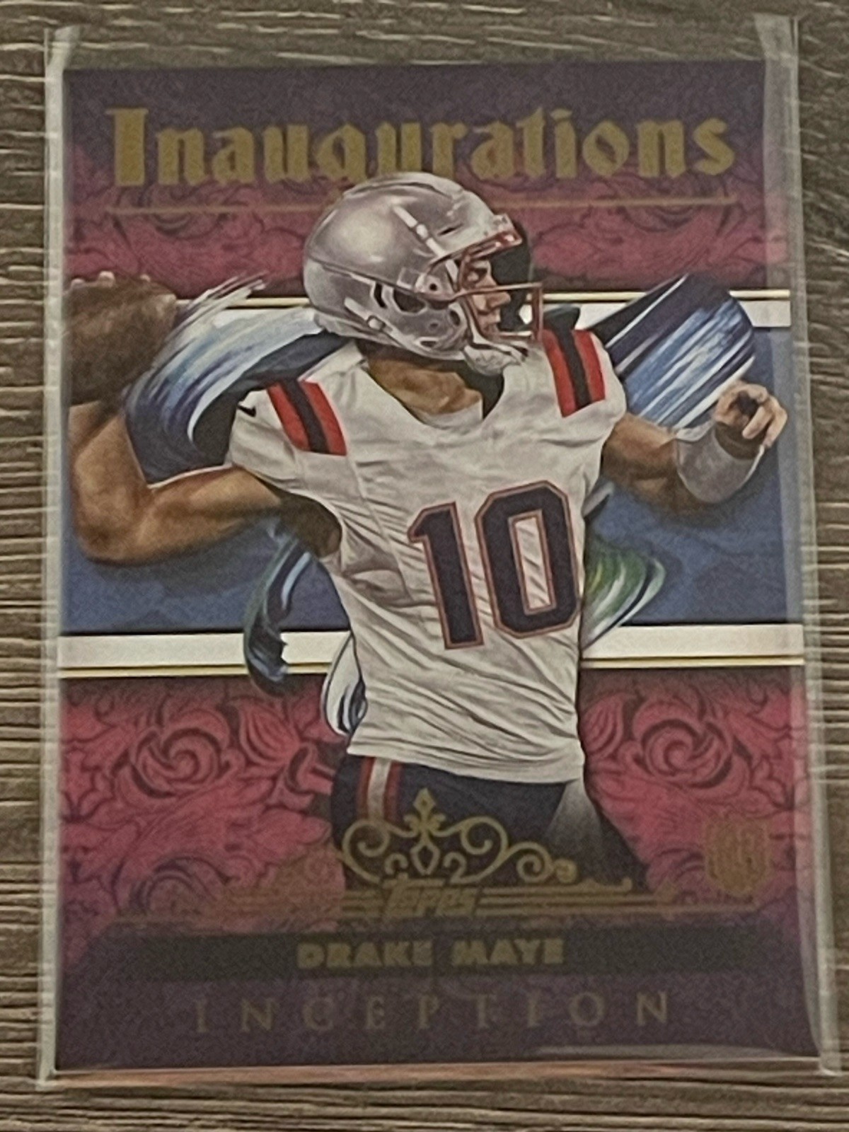 2024 Topps Inception Inaugurations Drake Maye RC Case Hit I-2