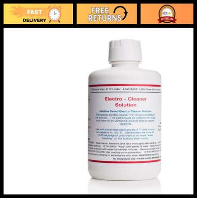 Electroplating Gold Plating Services 32 oz Cleaner Solution - Bath & Brush Suppl
