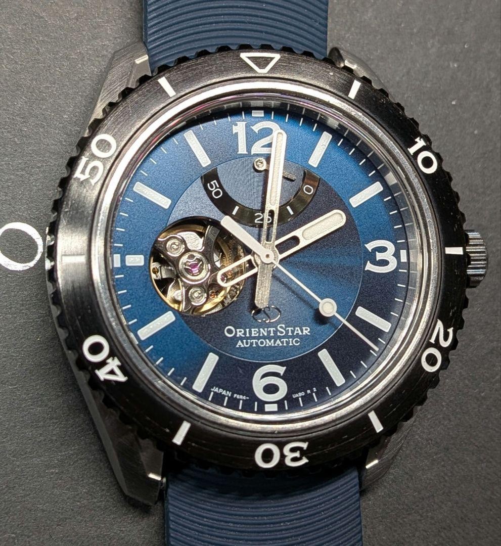 Orient Star Automatic Watch Blue Skeleton - image 1