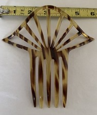 Vintage Art Deco Style Plastic/Celluloid Hair Comb Best-Hold