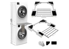 NIUXX Universal Stacking Kit for Washer and Dryer, Adjustable Fit for 53-68 cm