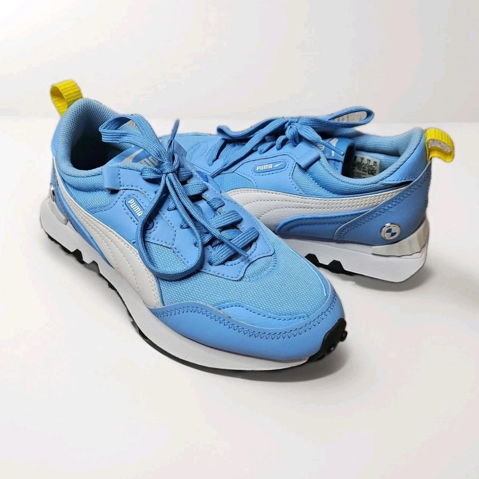 New PUMA  BMW Motorsport White Blue  Sneakers Men Size 5 Womens 6.5  - Image 2 of 4