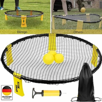 SPIKEMETA Spikeball Standard 3-Ball-Set Spiel für Garten, Strand, Park, drinnen