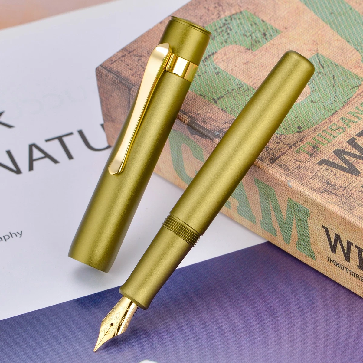 Limited Edition Hongdian M2 Mini Short Fountain Pen EF/F/M/ Long Blade Nib