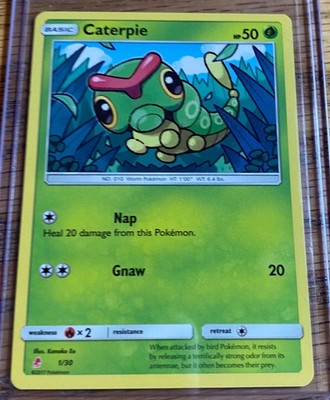 SM Trainer Kit: Lycanroc & Alolan Raichu Caterpie #1/30