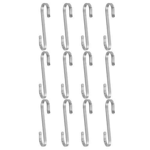 12 Pcs Stainless Steel Hook Decorative Hooks for Hanging Storage with - Picture 4 of 12