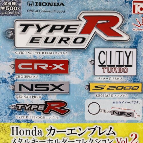 Honda Car Emblem Metal Keychain Collection Vol.2 6Types (Gacha Complete) 720Y - Picture 1 of 6