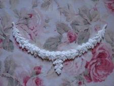 New! Shabby Chic Rose Floral Swag Furniture Applique Architectural 