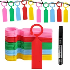 100 Pcs Plastic Plant Labels Waterproof Tree Tags for Outdoor Greenhouse
